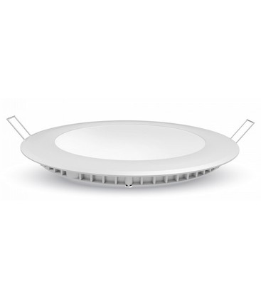 V-Tac 12W LED indbygningspanel - Hul: Ø15,5 cm, Mål: Ø17 cm, 230V V-Tac 12W LED indbygningspanel - Hul: Ø15,5 cm, Mål: Ø17 cm, 230V