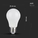 V-Tac 10W Smart Home LED pære - Tuya/Smart Life, virker med Google Home, Alexa og smartphones, E27
