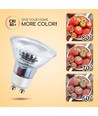 Outlet: LED A5 GU10 COB 3W 3000K Glas