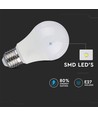 E27 9W 3-trin dæmpbar LED pære - A60, On/off dæmpbar