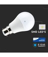 B22 9W LED pære - Samsung LED chip