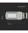 V-Tac 30W LED gadelampe - Samsung LED chip, Ø60mm, IP65, 135lm/w