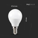 V-Tac 5W Smart Home LED pære - Virker med Google Home, Alexa og smartphones, P45, E14