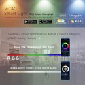 V-Tac 5W Smart Home LED pære - Virker med Google Home, Alexa og smartphones, P45, E14