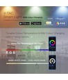 V-Tac 5W Smart Home LED pære - Tuya/Smart Life, virker med Google Home, Alexa og smartphones, P45, E14