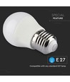 E27 5W Smart Home krone LED pære - G45, Tuya/Smart Life, virker med Google Home, Alexa og smartphones