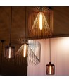 E27 7W LED pære - Kultråd, T30, ekstra varm hvid, 2200K