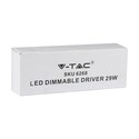 29W Triac dæmpbar driver til LED panel - Triac forkantsdæmpning, passer til vores 29W LED paneler