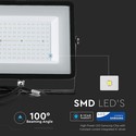 V-Tac 100W LED projektør - Samsung LED chip, arbejdslampe, udendørs