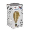 V-Tac 8W LED kæmpe globepære - Kultråd, Ø16 cm, dæmpbar, ekstra varm hvid, 2000K, E27