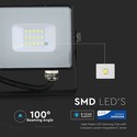 V-Tac 10W LED projektør - Samsung LED chip, arbejdslampe, udendørs