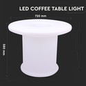 Restsalg: V-Tac RGB LED bord - Genopladelig, med fjernbetjening, Ø70x54 cm
