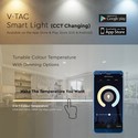 V-Tac 4,5W Smart Home LED spot - Tuya/Smart Life, virker med Google Home, Alexa og smartphones, 230V, GU10