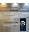40W Smart Home LED panel - 60x60, Tuya/Smart Life, Virker med Google Home, Alexa og smartphones, hvid kant