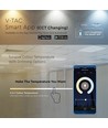 V-Tac 60x60 Smart Home LED panel - Tuya/Smart Life, 40W, virker med Google Home, Alexa og smartphones, hvid kant