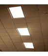 40W Smart Home LED panel - 60x60, Tuya/Smart Life, Virker med Google Home, Alexa og smartphones, hvid kant