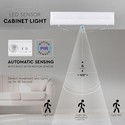 V-Tac 1,5W aflang sensorlampe - Til batteri, Samsung LED chip, perfekt til overskabe