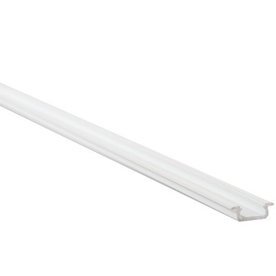 Aluprofil Type Z til indendørs IP20 LED strip - Nedsænket, 1 meter, hvid, vælg cover - Front cover : Uden cover