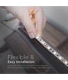 5m 10,8W/m RGB+WW LED strip - 60 LED pr. meter