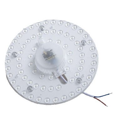 13W LED indsats med linser, flicker free - Ø15,4 cm, erstat G24, cirkelrør og kompaktrør