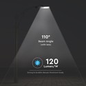V-Tac 100W LED gadelampe - Samsung LED chip, Ø60mm, IP65, 135lm/w