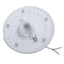 9W LED indsats med linser, flicker free - Ø12,5 cm, erstat G24, cirkelrør og kompaktrør
