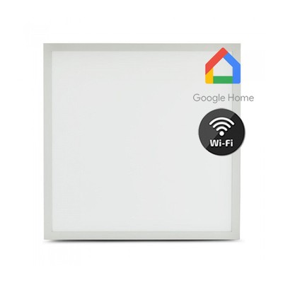 Se V-Tac 60x60 Smart Home LED panel - Tuya/Smart Life, 40W, virker med Google Home, Alexa og smartphones, hvid kant - Dæmpbar : Via Smart Home, Kulør : CCT (Varm til Kold Hvid) hos MrPerfect.dk