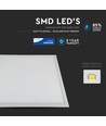 Outlet: V-Tac LED Panel 60x60 - 29W, Samsung LED chip, hvid kant