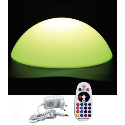 V-Tac RGB LED halvkugle – Genopladelig med fjernbetjening Ø50 cm