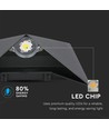 5W LED væglampe - IP65 udendørs, sort, inkl. lyskilde