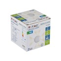 Outlet: V-Tac 4W LED hvid væglampe - Rund, IP65 udendørs, 230V, inkl. lyskilde