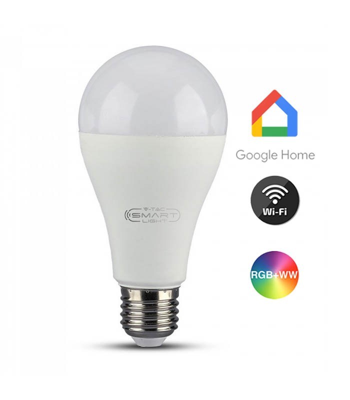 Definere Edition jeg er glad V-Tac 15W Smart Home LED pære - Tuya/Smart Life, virker med