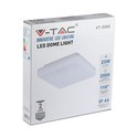 V-Tac 25W LED loftslampe - IP44, 30x30cm, 230V, inkl. lyskilde