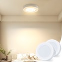 Outlet: LED Downlight Pro Rund 6W - Varm Hvid 3000K, Mat Hvid, Plastik