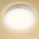 Outlet: LED Downlight Pro Rund 6W - Varm Hvid 3000K, Mat Hvid, Plastik