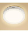 Outlet: LED Downlight Pro Rund 6W - Varm Hvid 3000K, Mat Hvid, Plastik