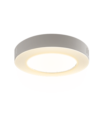 Outlet: LED Downlight Pro Rund 6W - Varm Hvid 3000K, Mat Hvid, Plastik