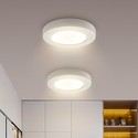 Outlet: LED Downlight Pro Rund 6W - Naturlig Hvid 4000K, Mat Hvid, Plast