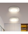 Outlet: LED Downlight Pro Rund 6W - Naturlig Hvid 4000K, Mat Hvid, Plast