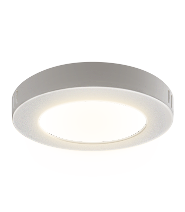 Outlet: LED Downlight Pro Rund 6W - Naturlig Hvid 4000K, Mat Hvid, Plast