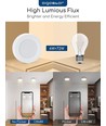 Outlet: LED Downlight Pro Rund 6W - Naturlig Hvid 4000K, Mat Hvid, Plast