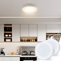 Outlet: LED Downlight Pro Rund 6W - Naturlig Hvid 4000K, Mat Hvid, Plast