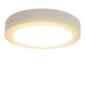 Outlet: LED Downlight Pro, Påbygning Rund 12W - Varm Hvid 3000K, Mat Hvid, Plast