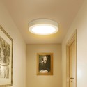 Outlet: LED Downlight Pro, Påbygning Rund 12W - Varm Hvid 3000K, Mat Hvid, Plast