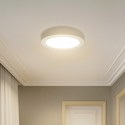 Outlet: LED Downlight Pro, Overflademonteret Rund 12W - Naturligt Hvid 4000K, Mat Hvid, Plastik