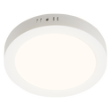 Outlet: LED Downlight Pro, Overflademonteret Rund 12W - Naturligt Hvid 4000K, Mat Hvid, Plastik