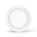 Outlet: LED Downlight Pro, Overflademonteret Rund 12W - Naturligt Hvid 4000K, Mat Hvid, Plastik