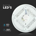 V-Tac rund 12W LED loftslampe - 3i1 valgfri lysfarve, Ø25,5cm, 230V, inkl. lyskilde
