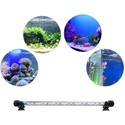 28 cm akvarie armatur - 3W LED, hvid/blå, med sugekopper, IP68