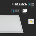 V-Tac 60x60 LED panel - 45W, UGR19, 3600lm, Samsung LED chip, hvid kant